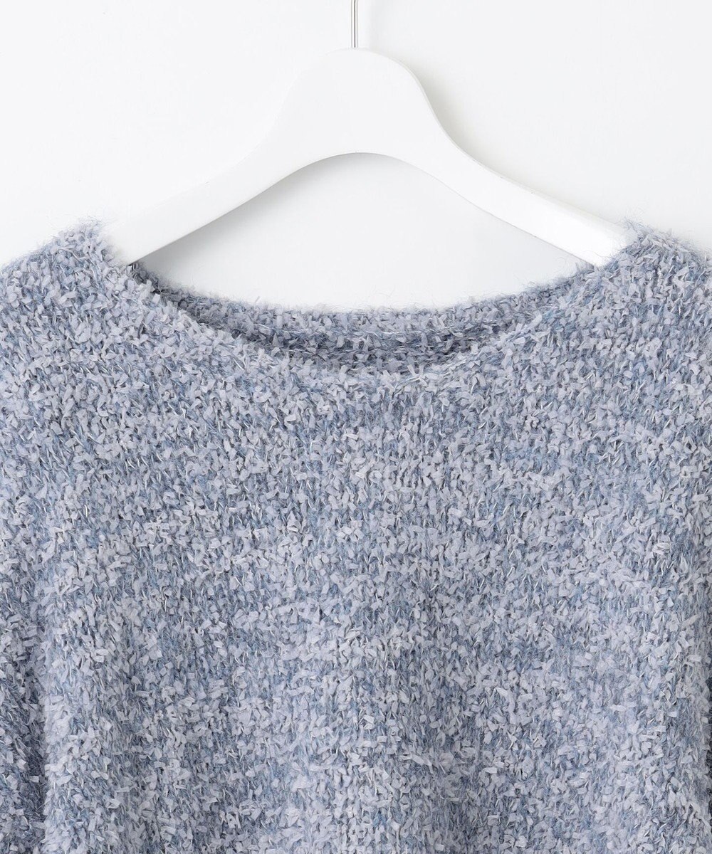 Feroux 【洗える】リボンヤーン プルオーバーニット 