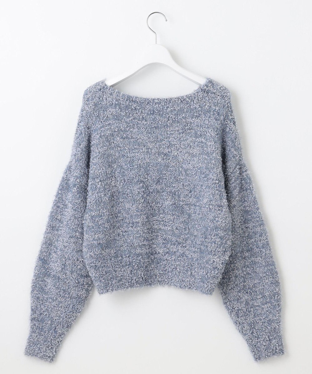 Feroux 【洗える】リボンヤーン プルオーバーニット 