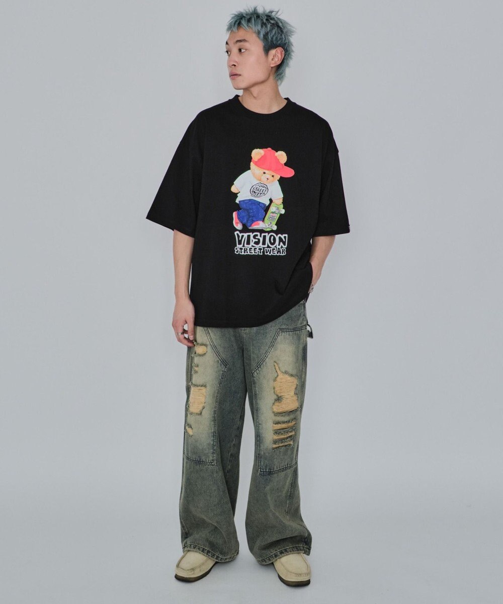 WEGO 【ユニセックス着用ITEM/MLサイズ展開】別注VISIONベアグラフィックT（SS） 