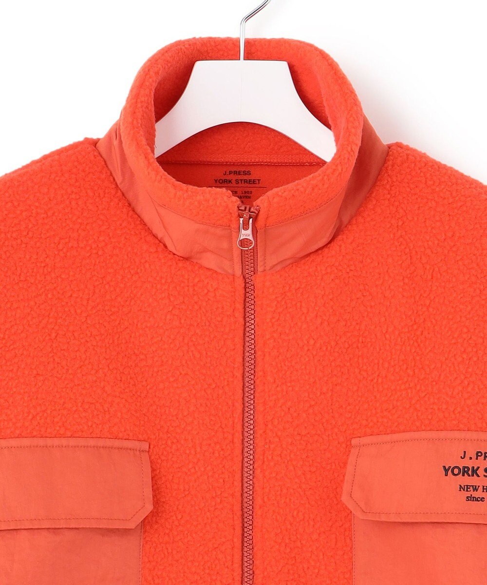 J.PRESS YORK STREET 【UNISEX】フリース フルジップブルゾン 