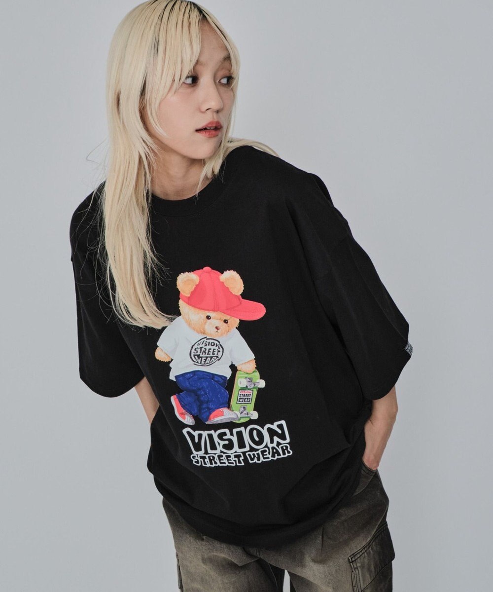 WEGO 【ユニセックス着用ITEM/MLサイズ展開】別注VISIONベアグラフィックT（SS） 