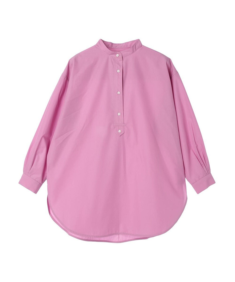 AMERICAN HOLIC イージーケアバンドカラーシャツチュニック 