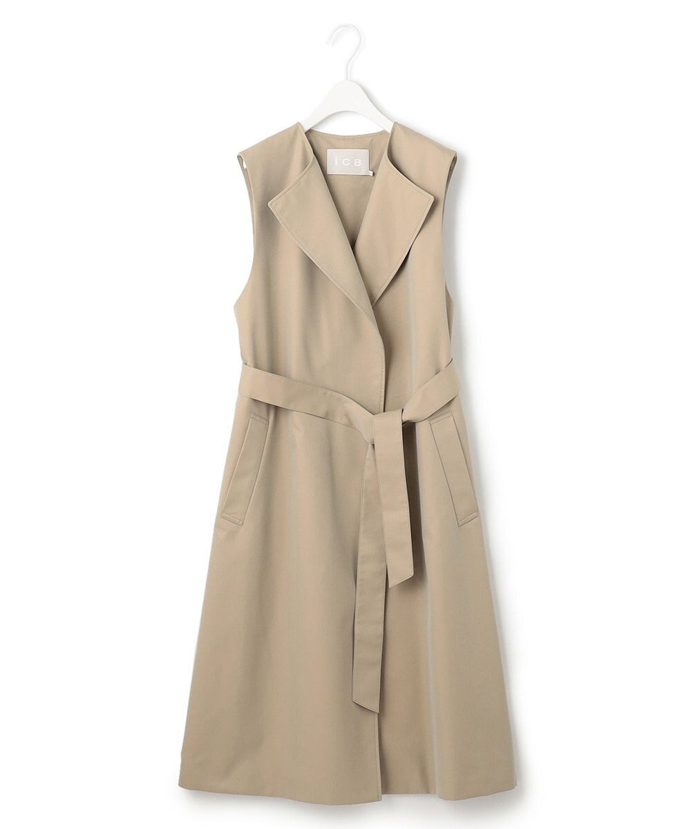 ICB L T/Cシャンブレーツイル 3WAYコート 