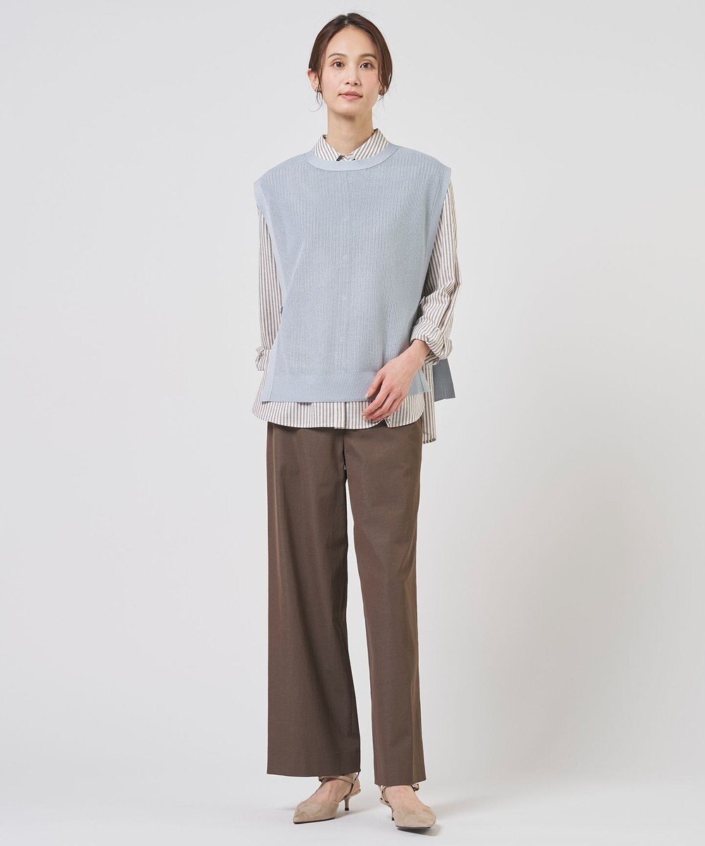 J.PRESS LADIES Vis/Pe スパーク ニット ベスト 