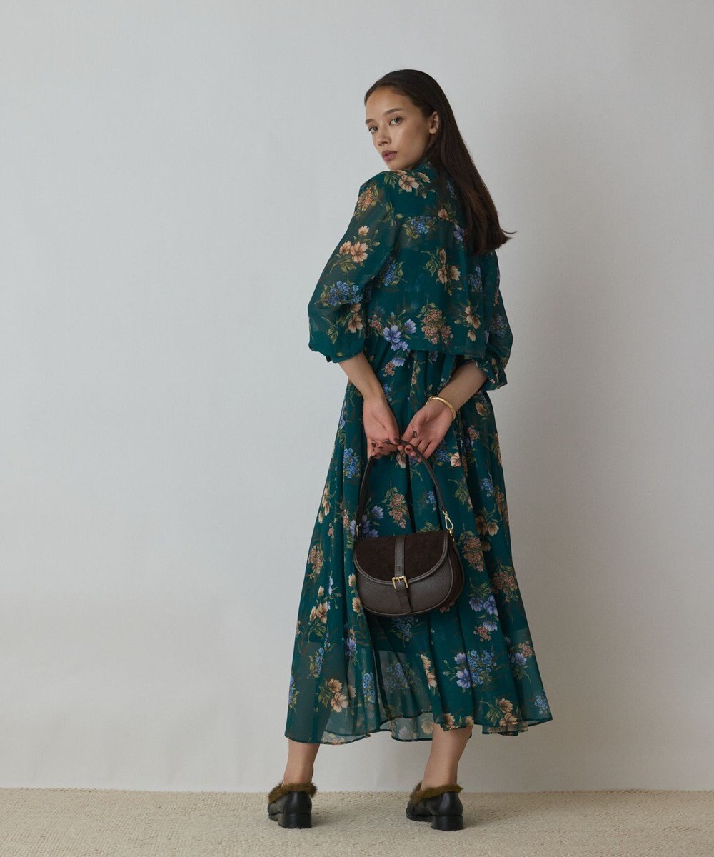 GRACE CONTINENTAL プリントセットアップワンピース 