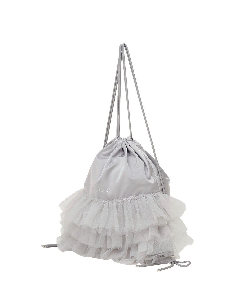 Maison de FLEUR チュールフリルナップサック 