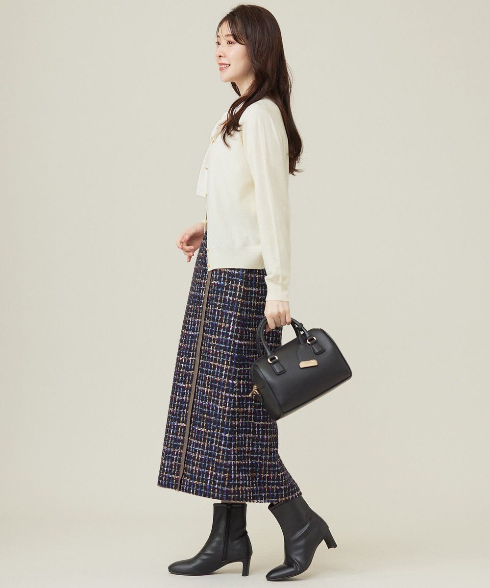 ANY SIS 【25周年記念】ビットポイントツイーディ スカート 