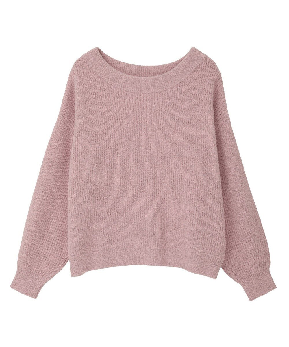 earth music&ecology パウダーシャギー畦プルオーバー 