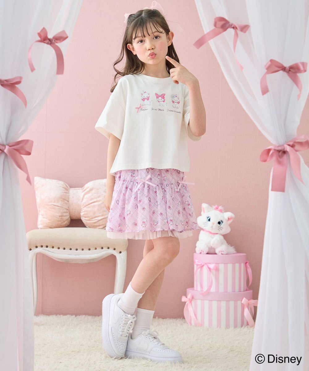 ANY KIDS 【ディズニー/マリー】ショート丈 半袖Tシャツ 