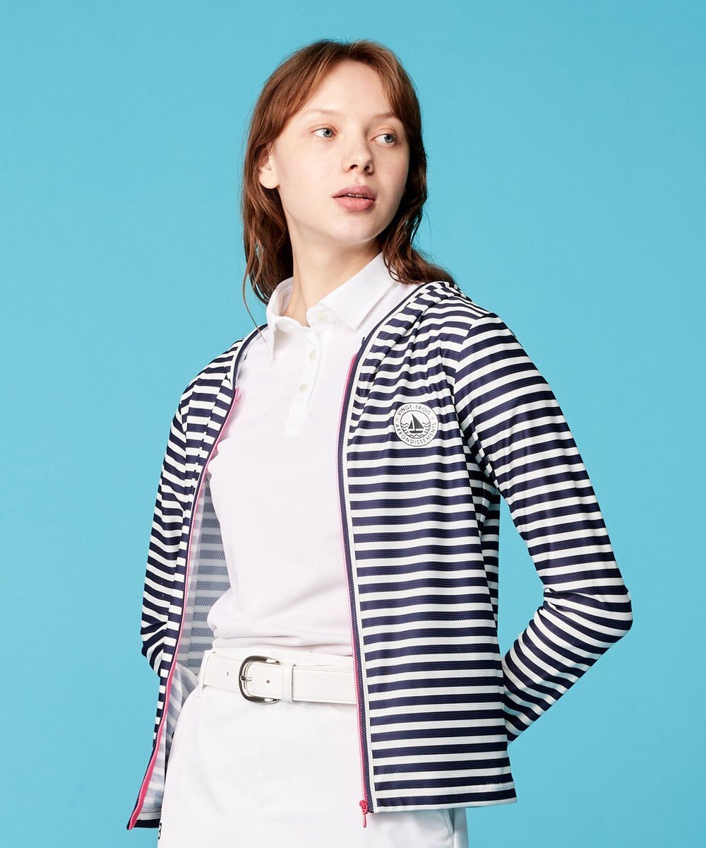 23区GOLF お洒落にUV対策【WEB限定】モチーフ ＵＶパーカ 