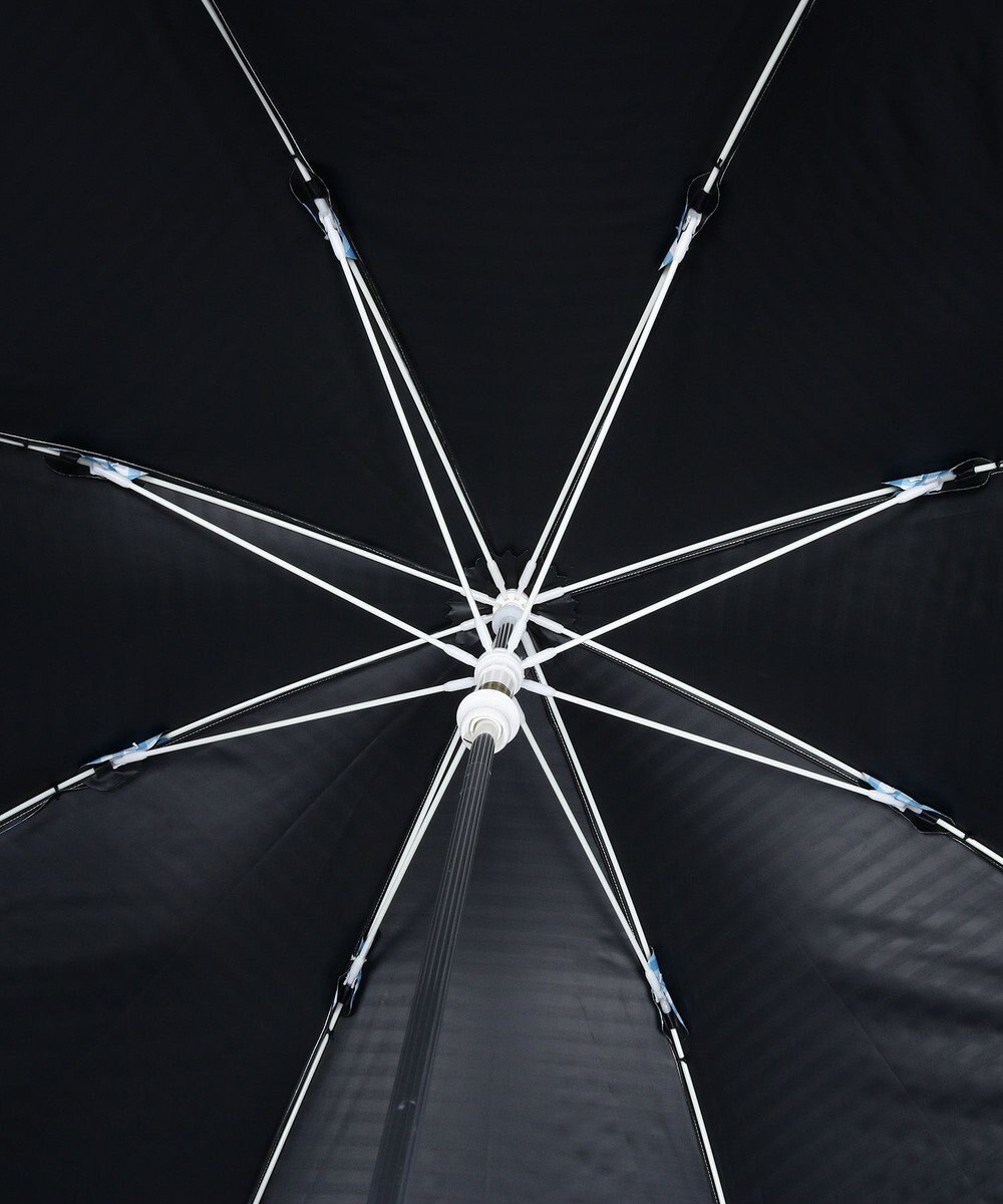 MOONBAT 【キッズ】晴雨兼用日傘 長傘 ギンガムチェック 裾リフレクター 50cm 遮光 遮熱 UV 