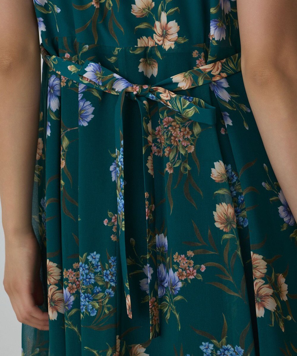 GRACE CONTINENTAL プリントセットアップワンピース 