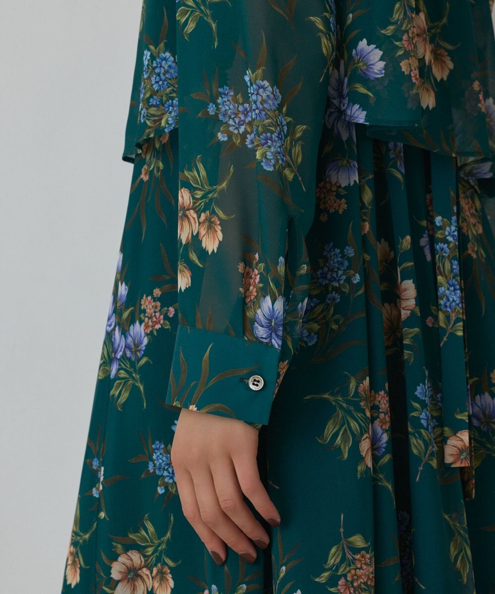 GRACE CONTINENTAL プリントセットアップワンピース 