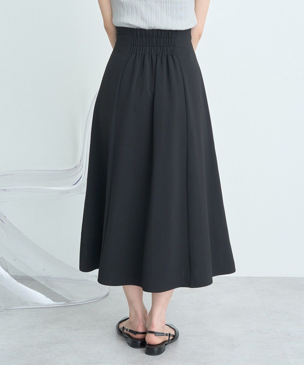 earth music&ecology ウエストリボンフレアスカート 