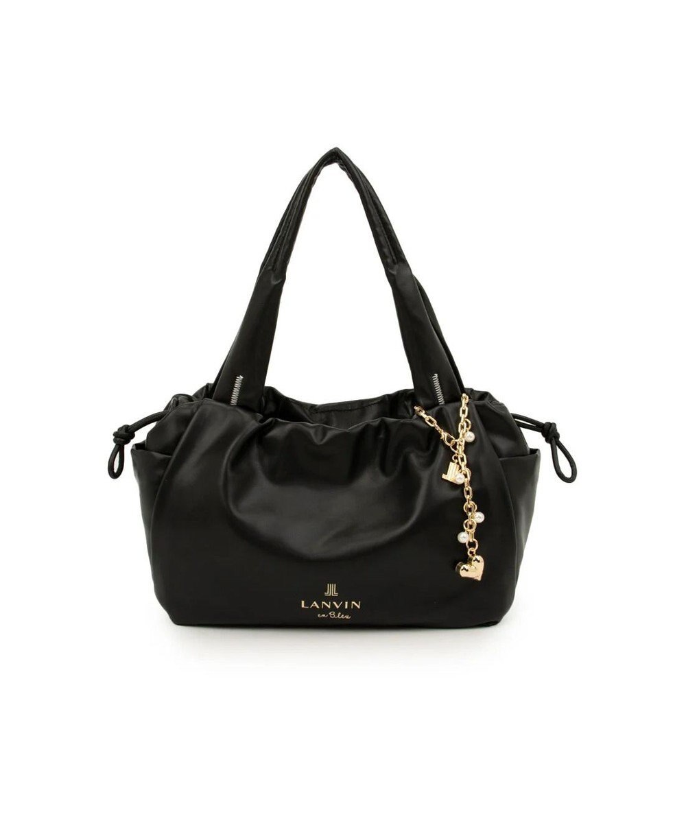 LANVIN en Bleu スフレ ハンドバッグ 