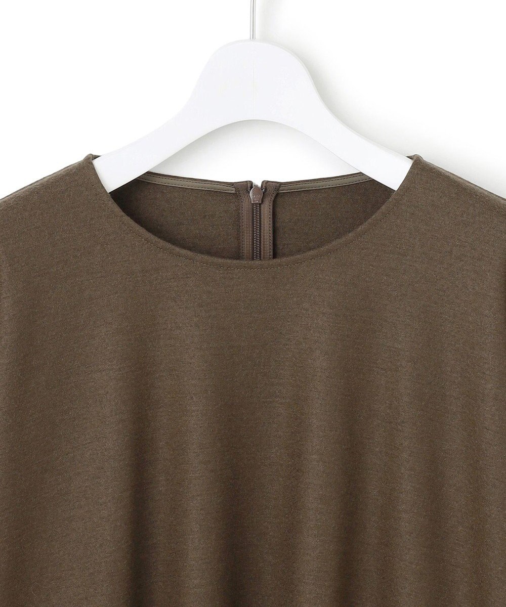 23区 【洗える】ウールミルドジャージー フォルム カットソー 