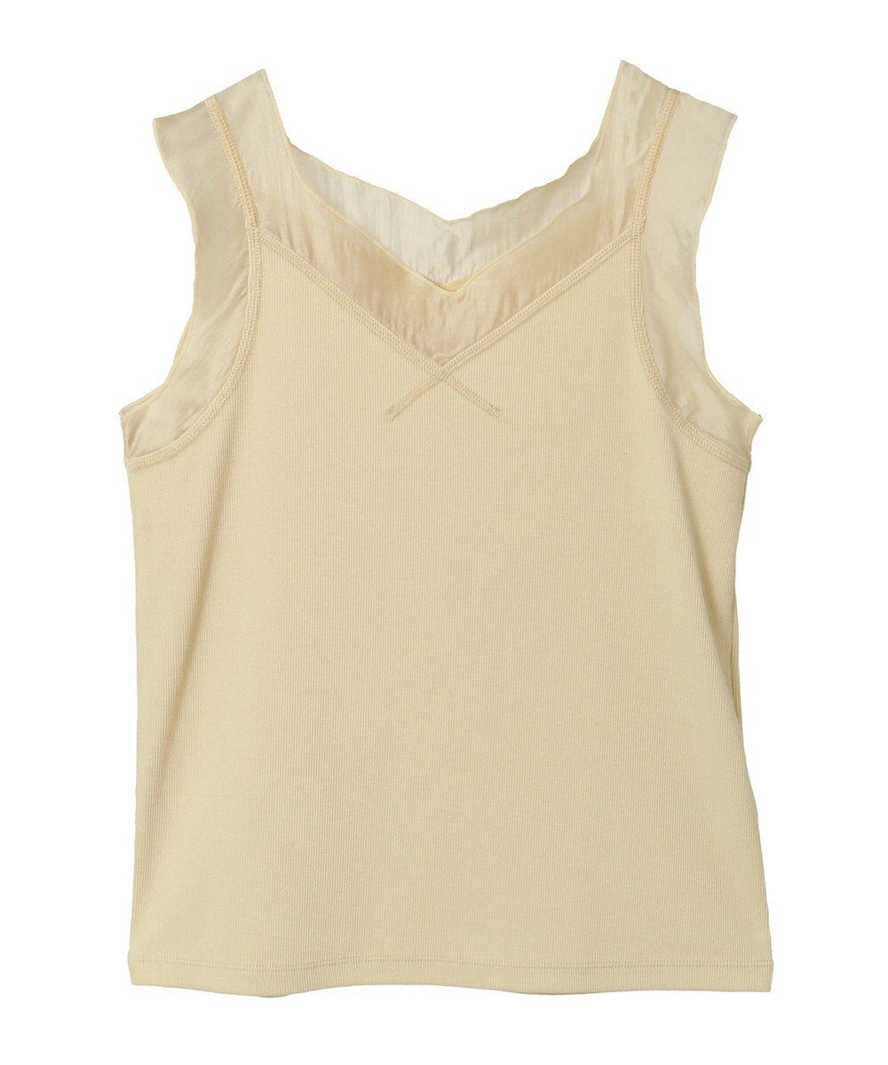 Green Parks ・ＳＵＧＡＲ　ＳＰＯＯＮ　シアー切替タンクトップ 