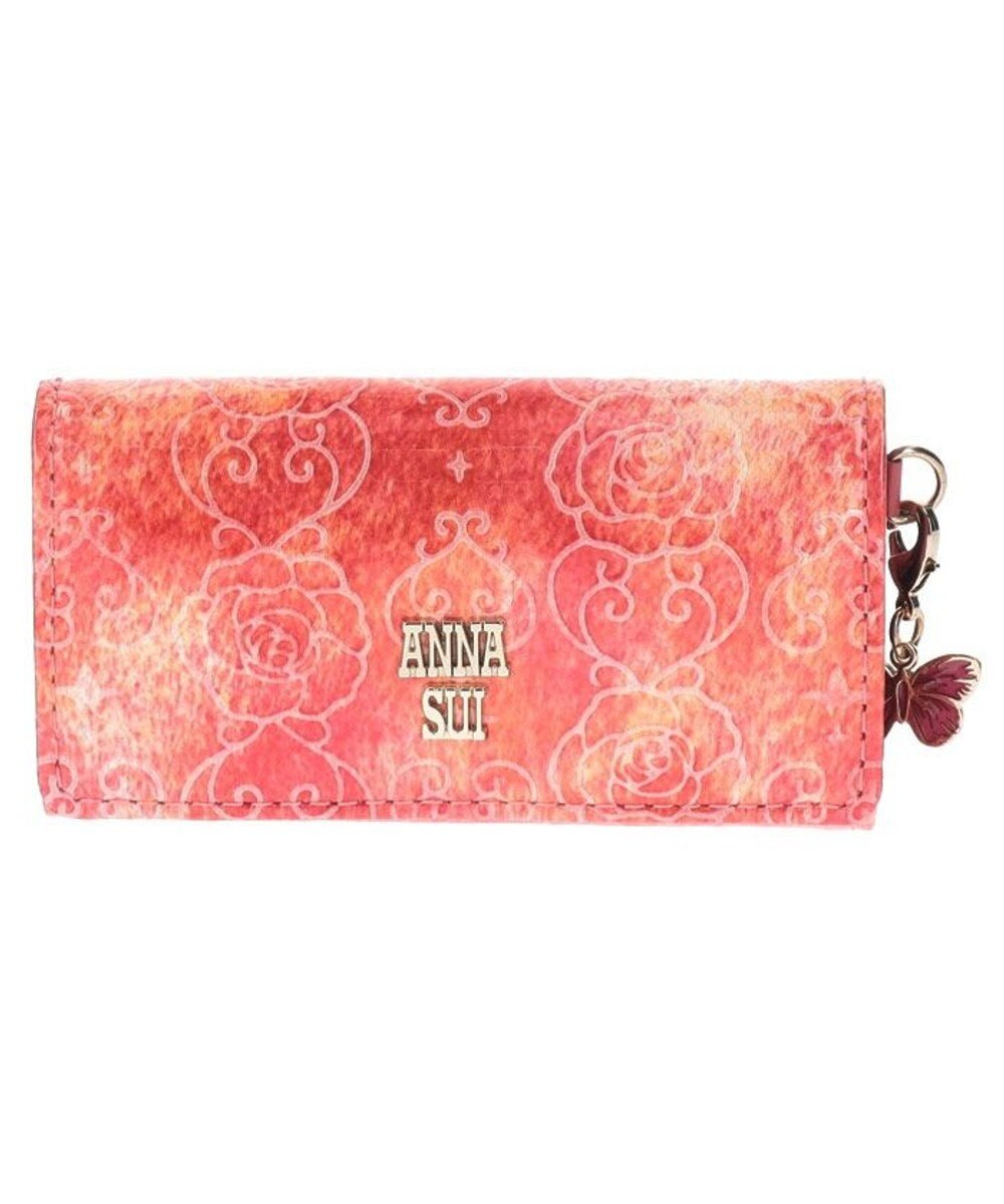 ANNA SUI ローズハート キーケース ピンク