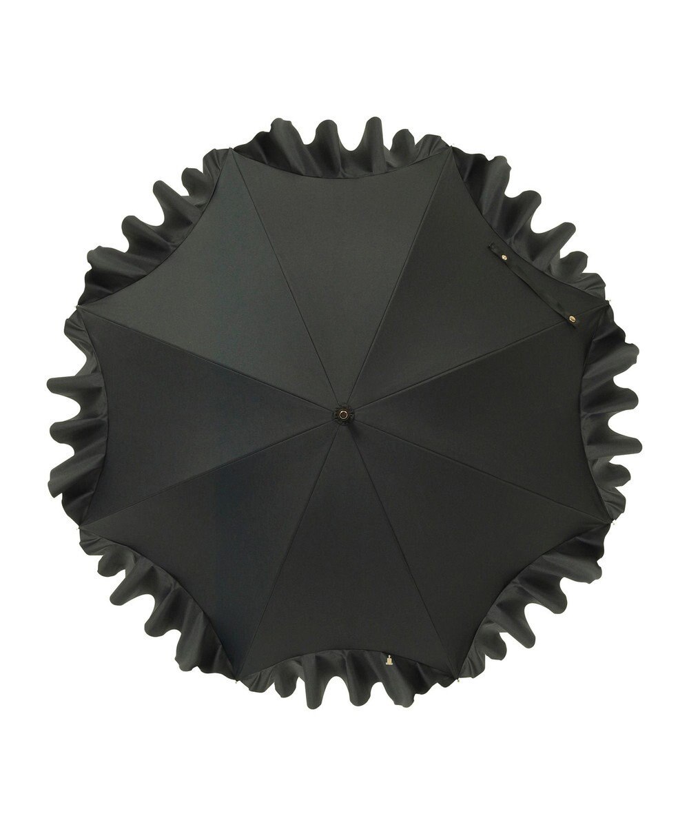 MOONBAT 【一級遮光日傘】LANVIN en Bleu (ランバン オン ブルー)  長傘 フレアフリル 遮光 遮熱 UV 