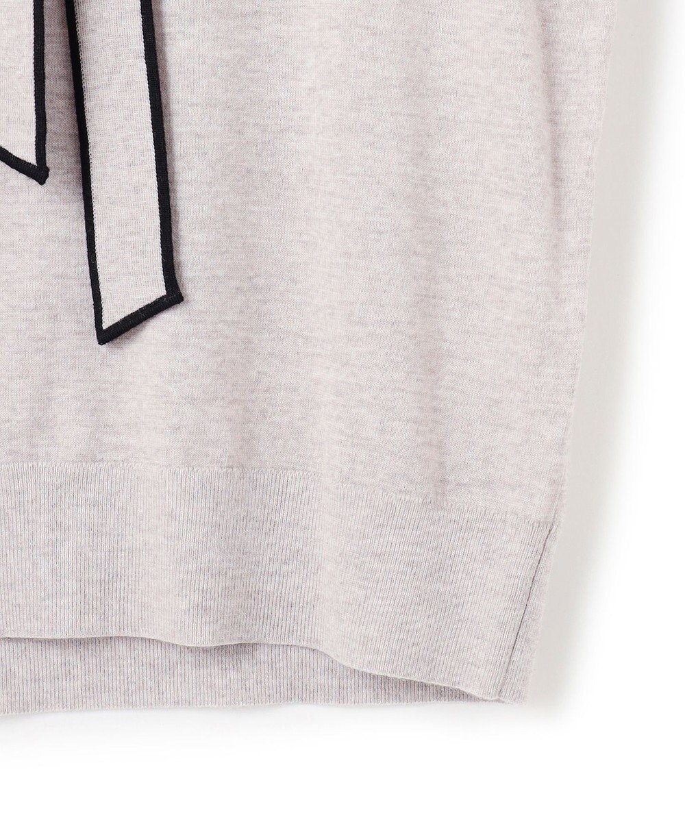 23区 【洗える】ウーステッドウール ボウタイ ニット 