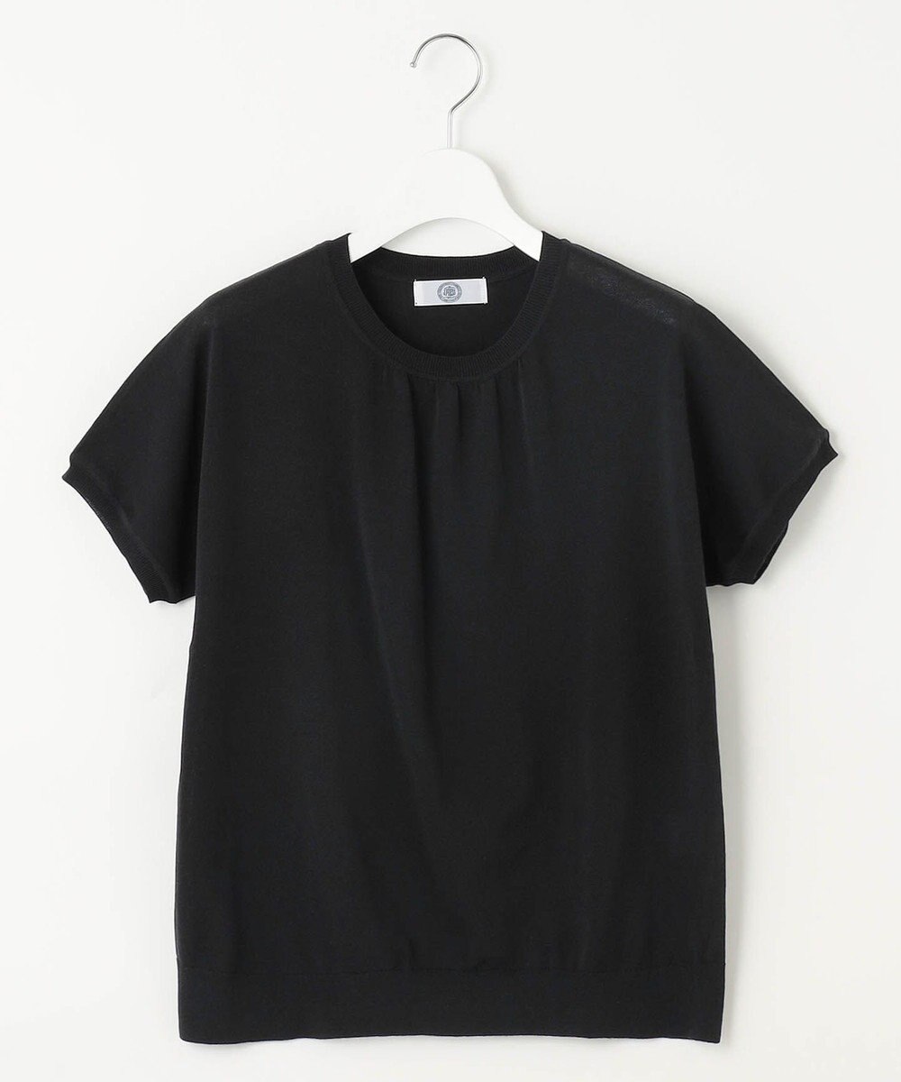 J.PRESS LADIES L 【洗える・抗菌防臭】コットンアセテート ドルマン ニット 