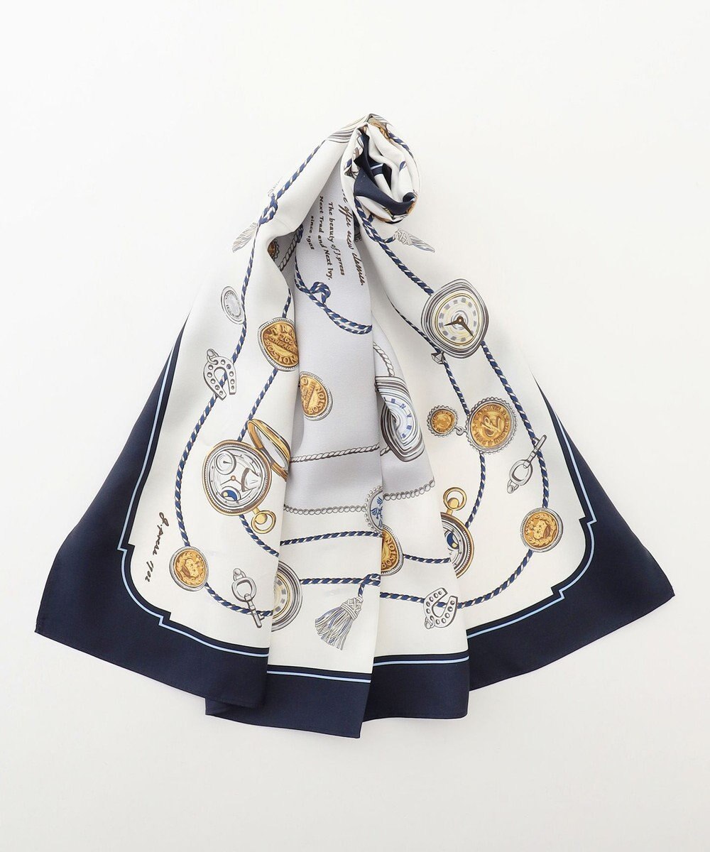 J.PRESS LADIES Traditional print  スクエア スカーフ 