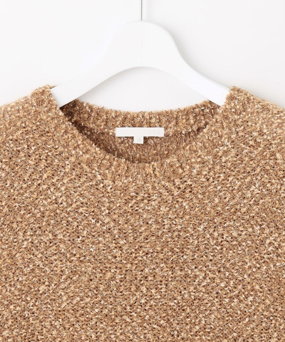 自由区 L 【カタログ掲載】ラメファンシーツイードニット ベスト 