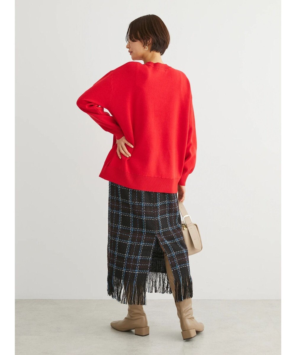 Green Parks ・ＳＵＧＡＲ　ＳＰＯＯＮ　チェックフリンジスカート 