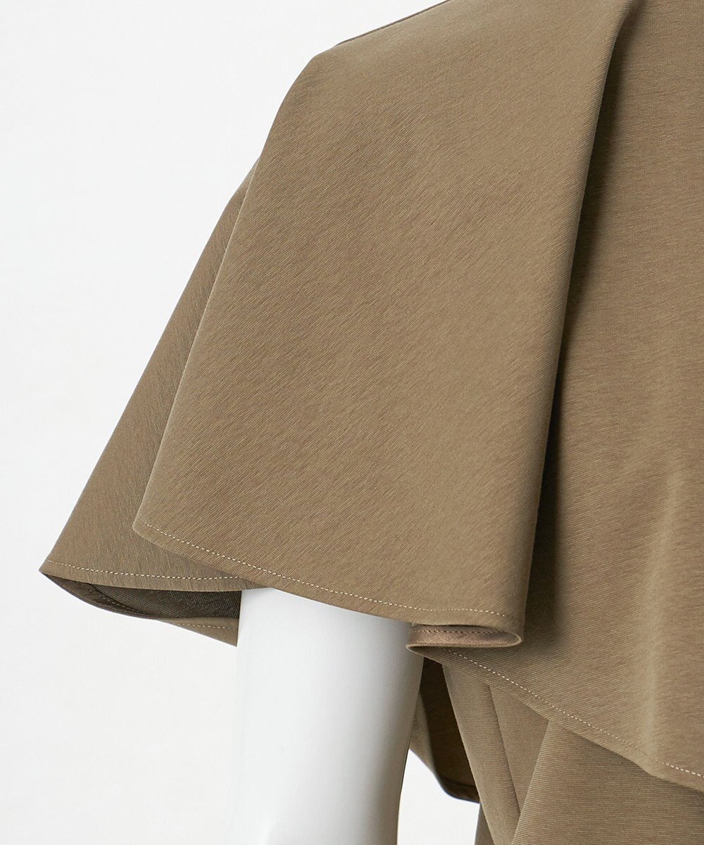 23区 【エステータ】トリアセファインジャージー ラッフルデザイン カットソー 