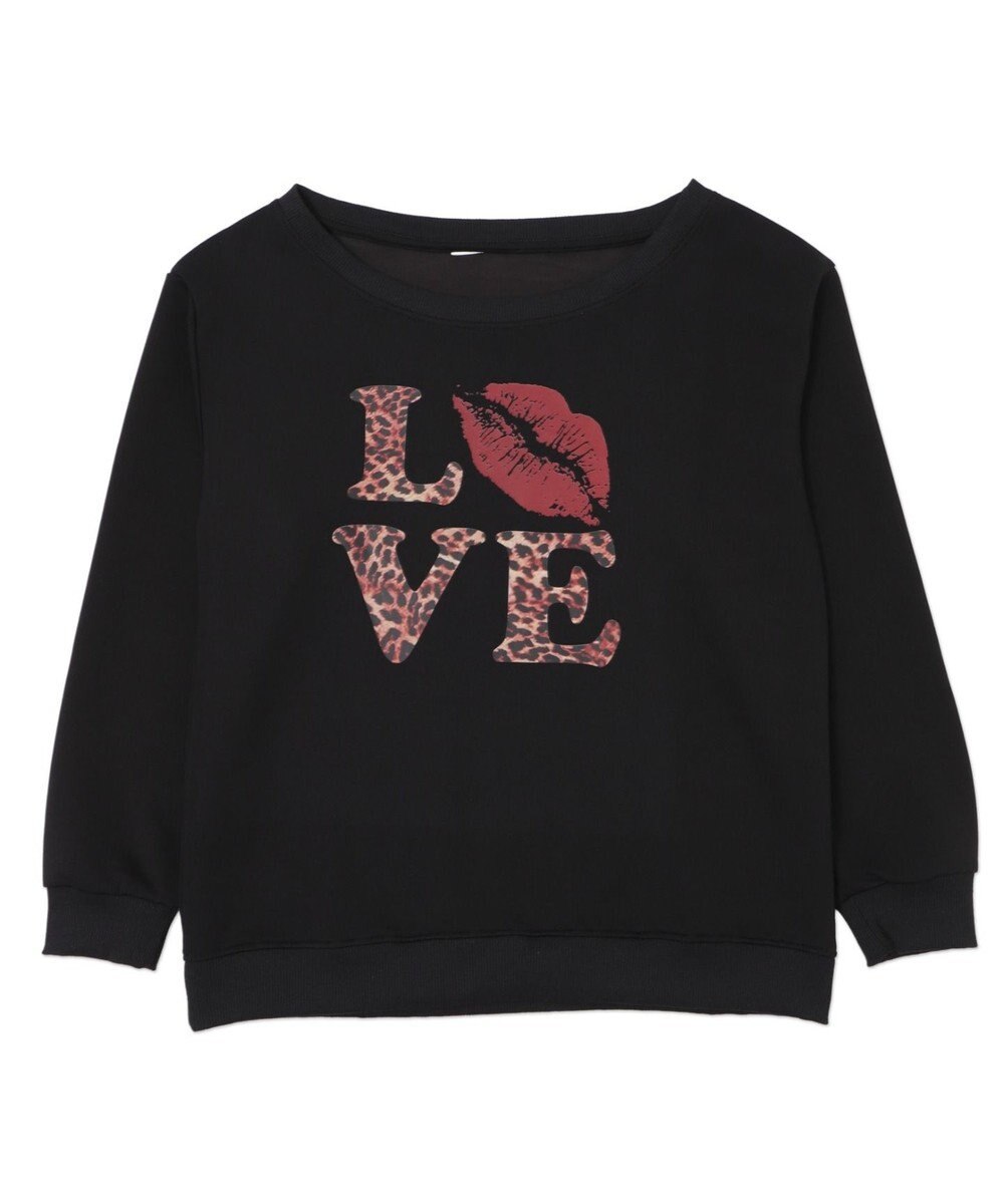 WEGO レオパードロゴオフショルSWT 