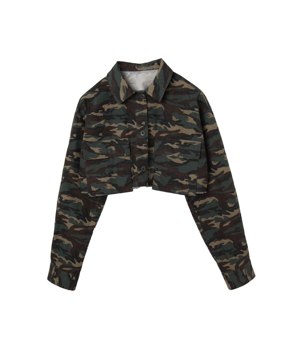 WEGO ミリタリーショートシャツ 