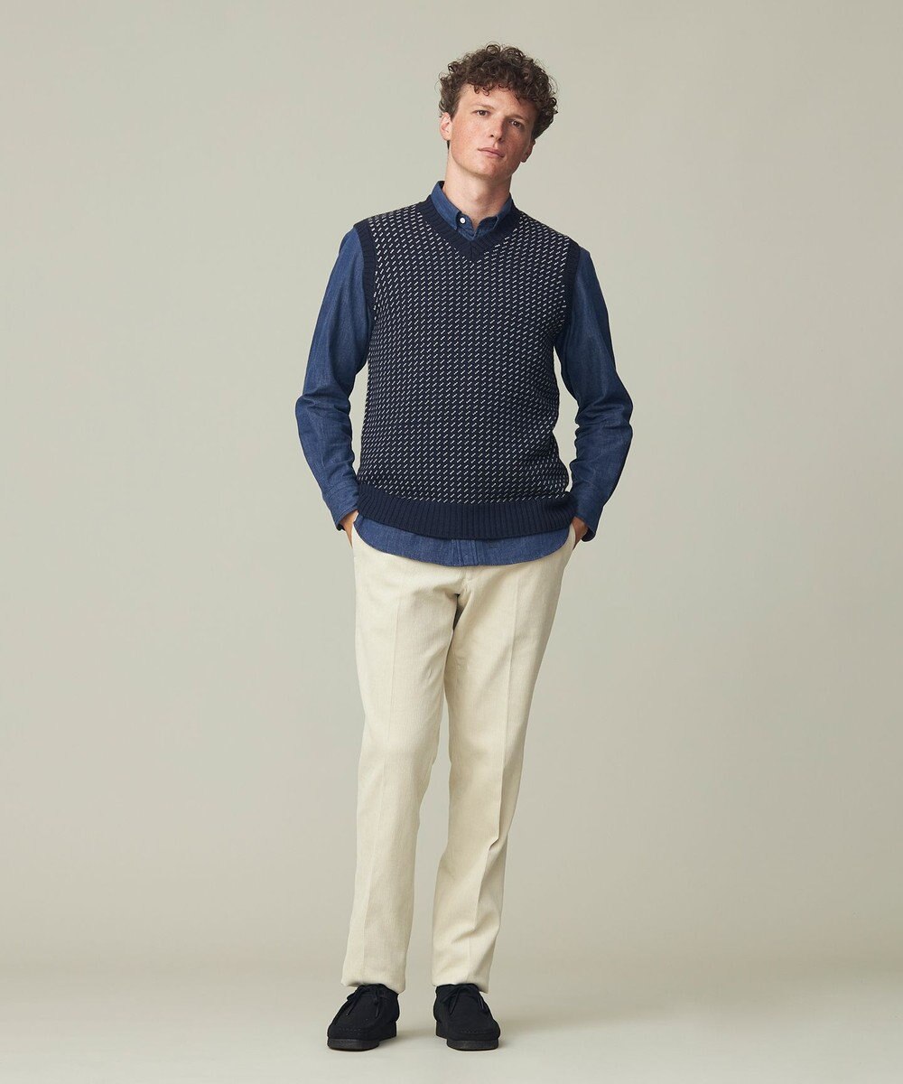 J.PRESS MEN 【Handyeing】コーデュロイ パンツ 