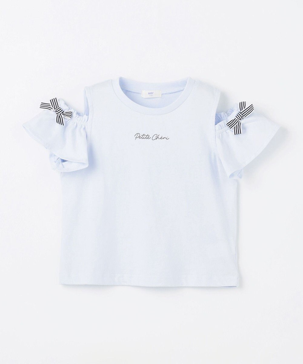 ANY KIDS 【綿100%】オンオフショルダー Tシャツ 