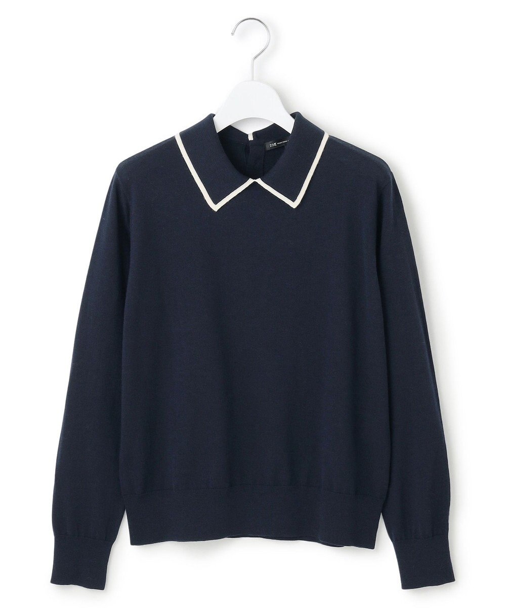 23区 S 【洗える】ウーステッドウール ポロニット 