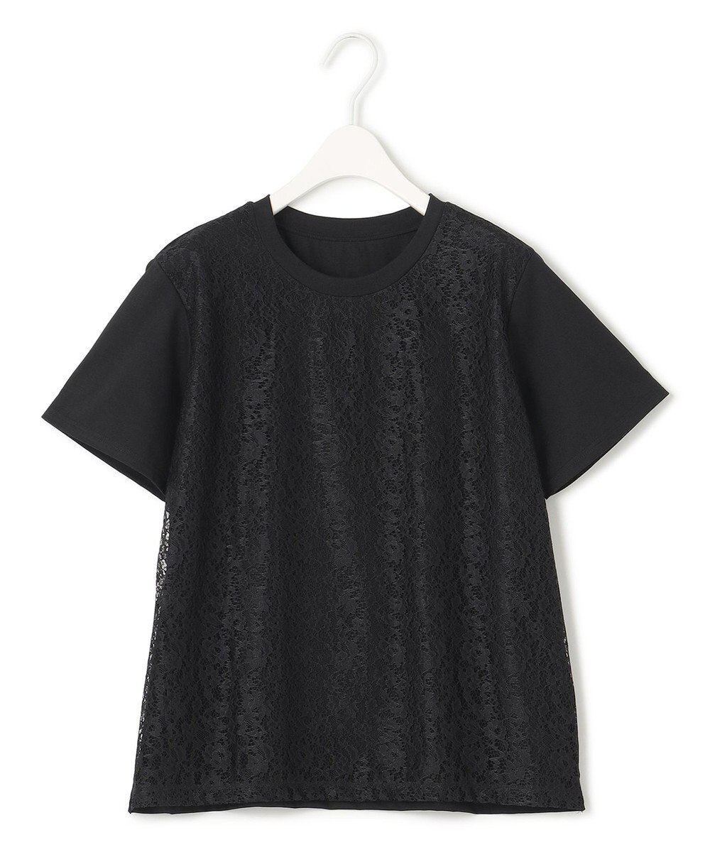 ICB 【洗える】レースコンビジャージー プルオーバー 