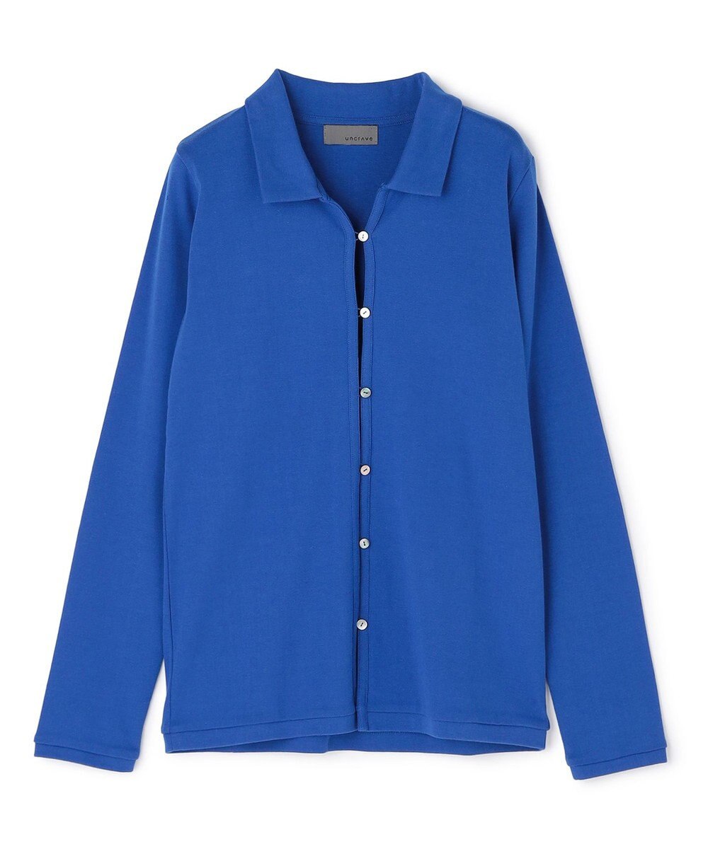 uncrave プレーンジャージー カーディガン 