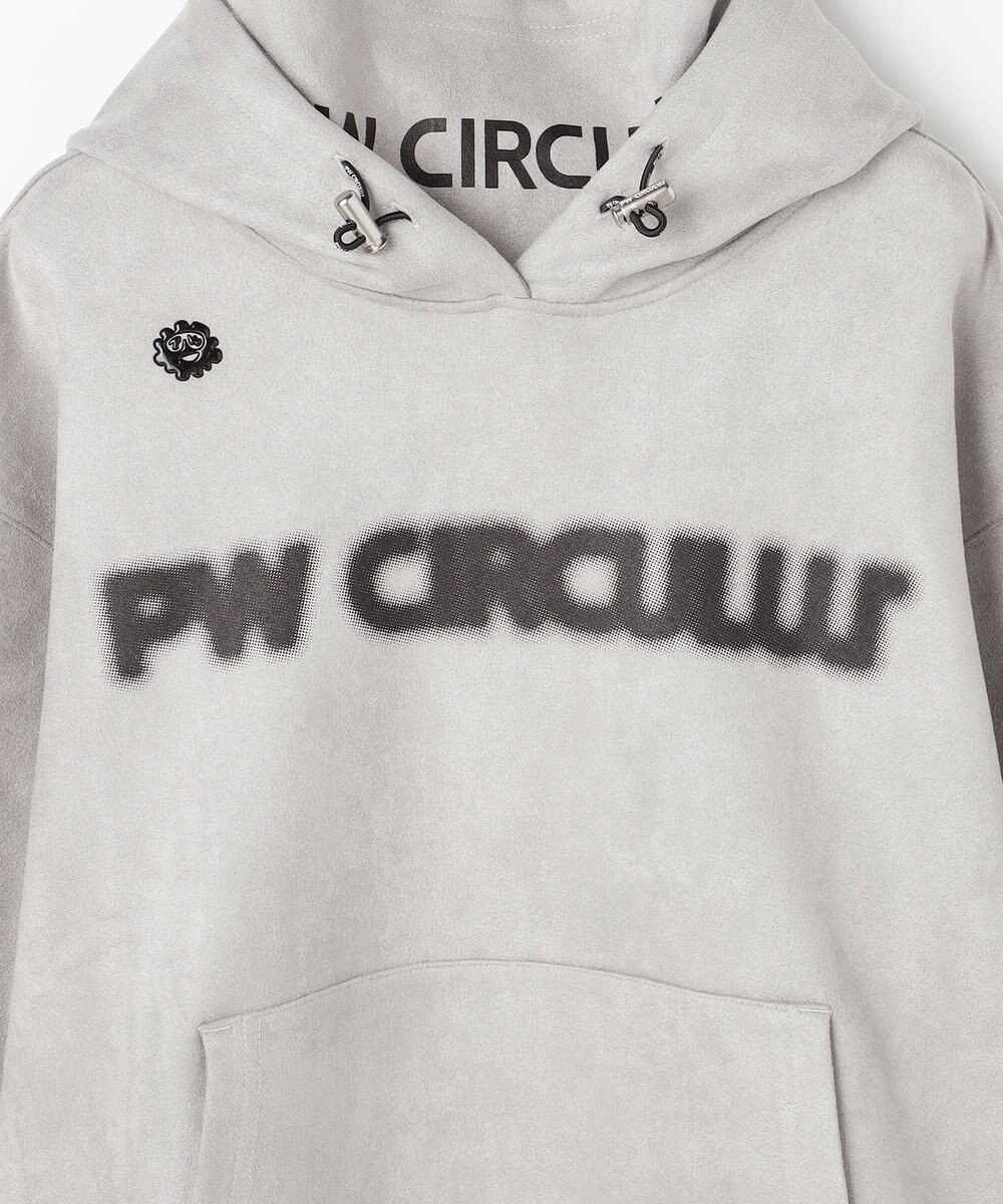 PW CIRCULUS 2025 NEW！【手洗い洗濯可】【WOMEN】キャットグラフィック スエードライク デタッチャブルフーディ ゴルフウェア レディース 