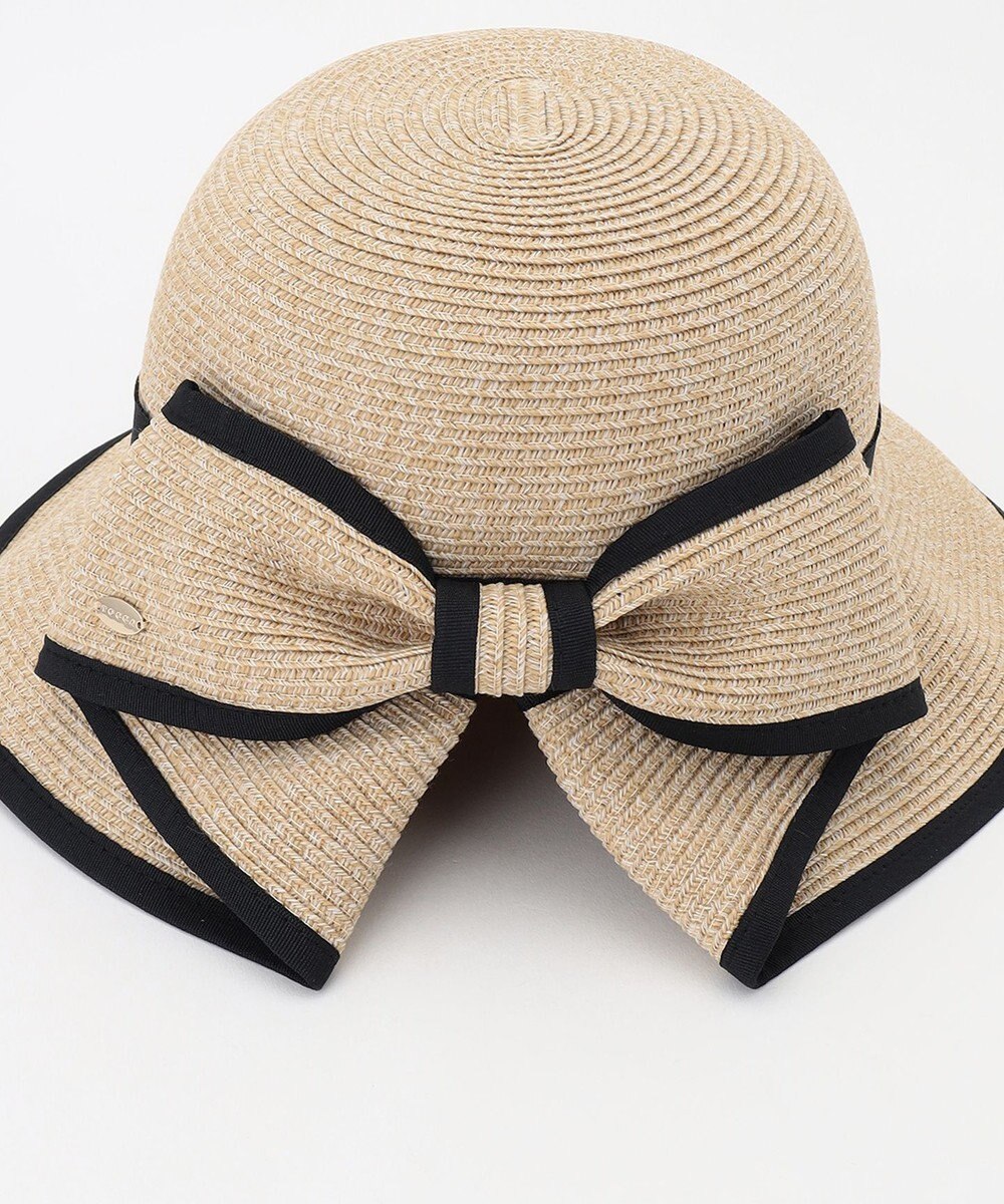 TOCCA 【UV97%以上カット・吸水速乾・抗菌防臭・洗える・サイズ調整可】BACK RIBBON HAT ハット 