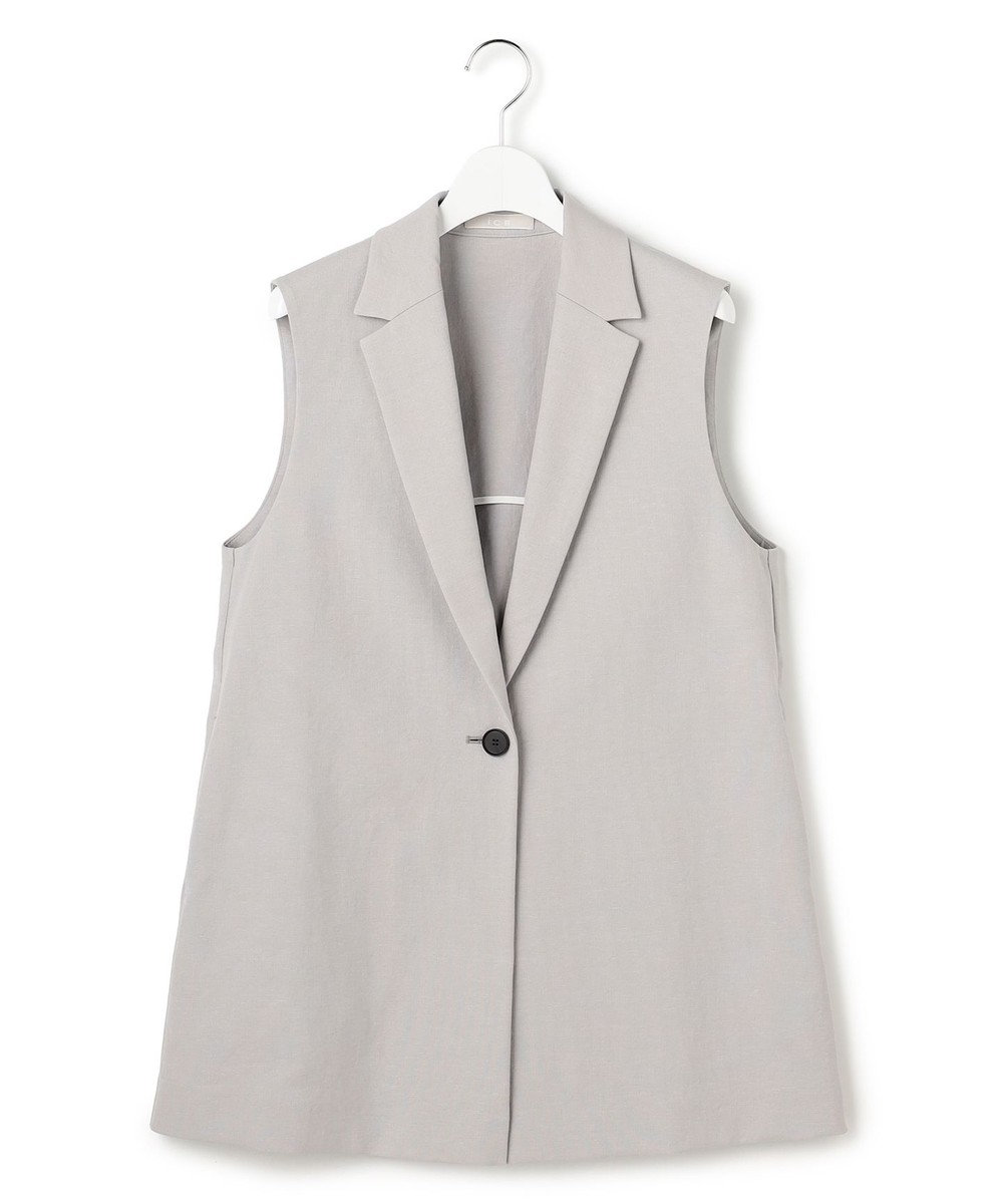 ICB L 【先行予約】LooseWeave バックスリットジレ 