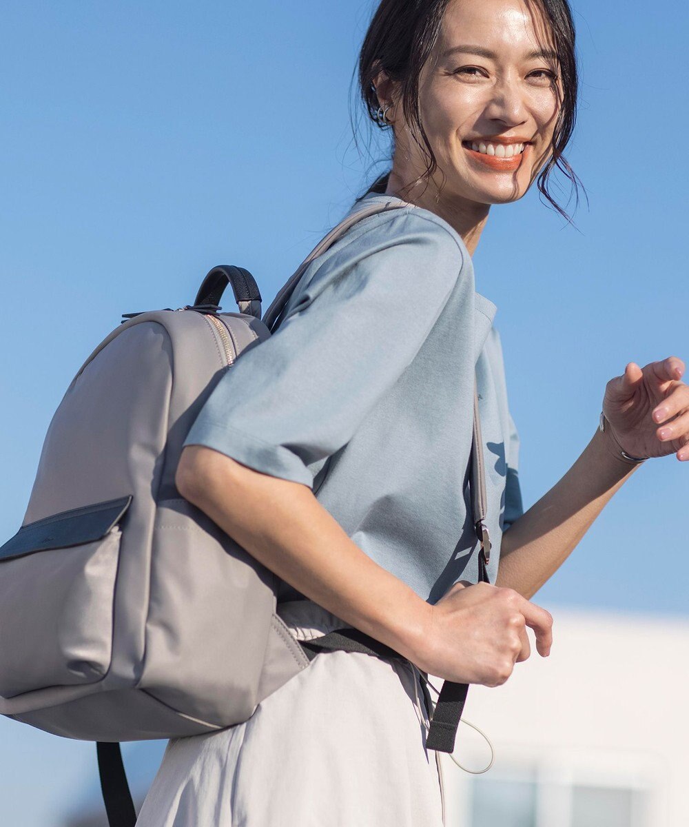 J.PRESS LADIES L 【洗える・吸水速乾・接触冷感】リネンツイル スカート 