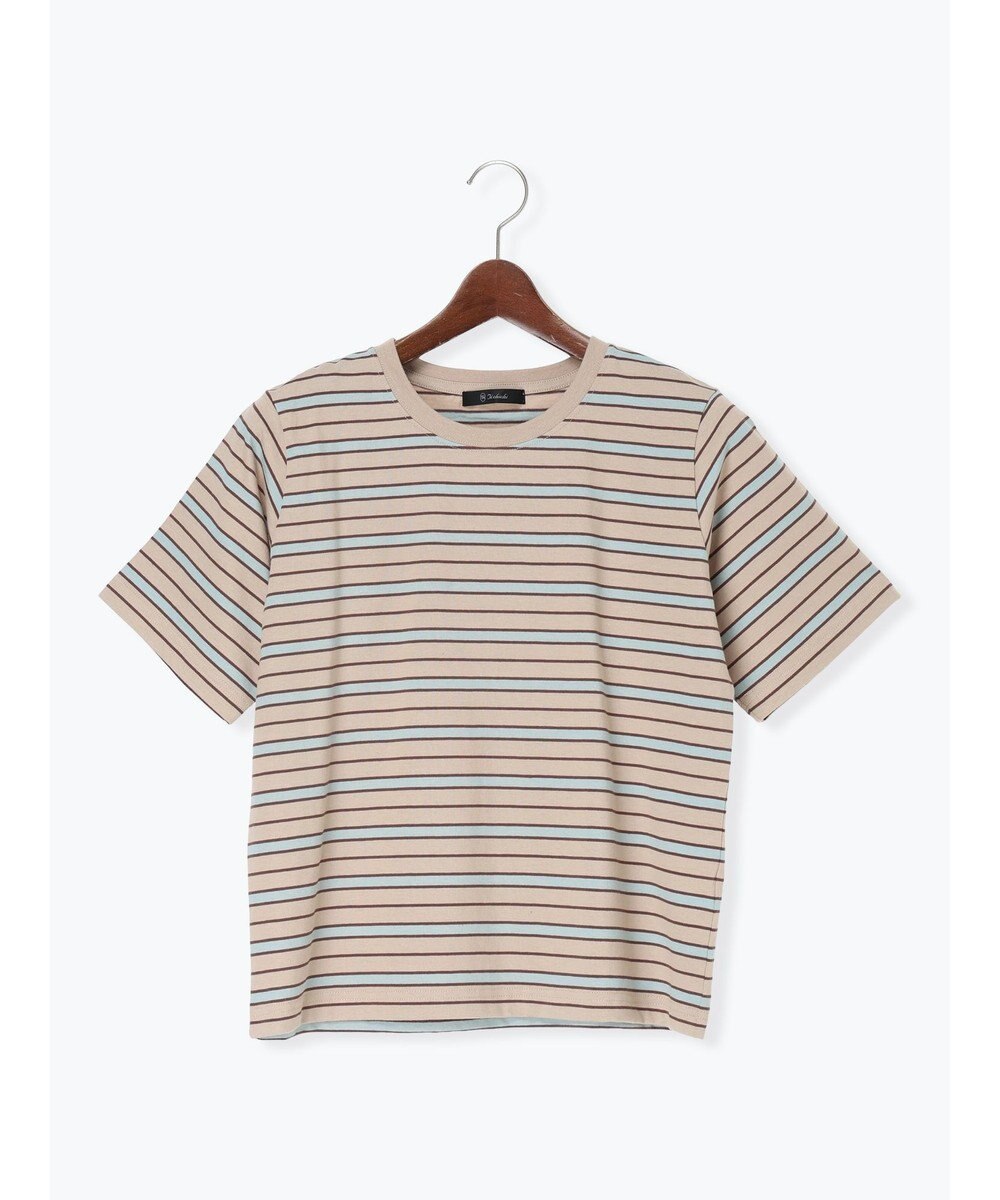 Te chichi マルチボーダーTシャツ 