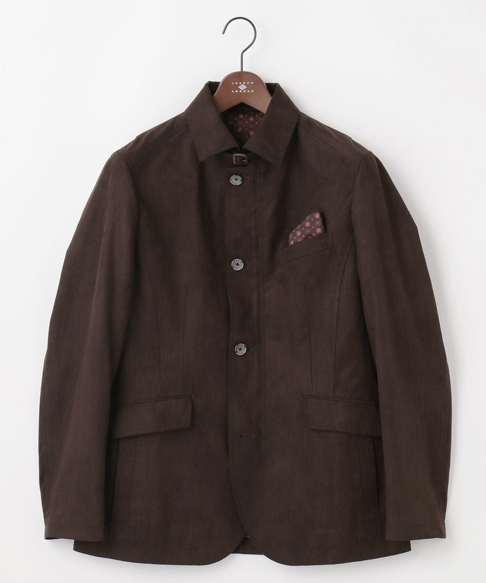 JOSEPH ABBOUD 【軽量/スウェードタッチ】ライトスウェードジャケット 