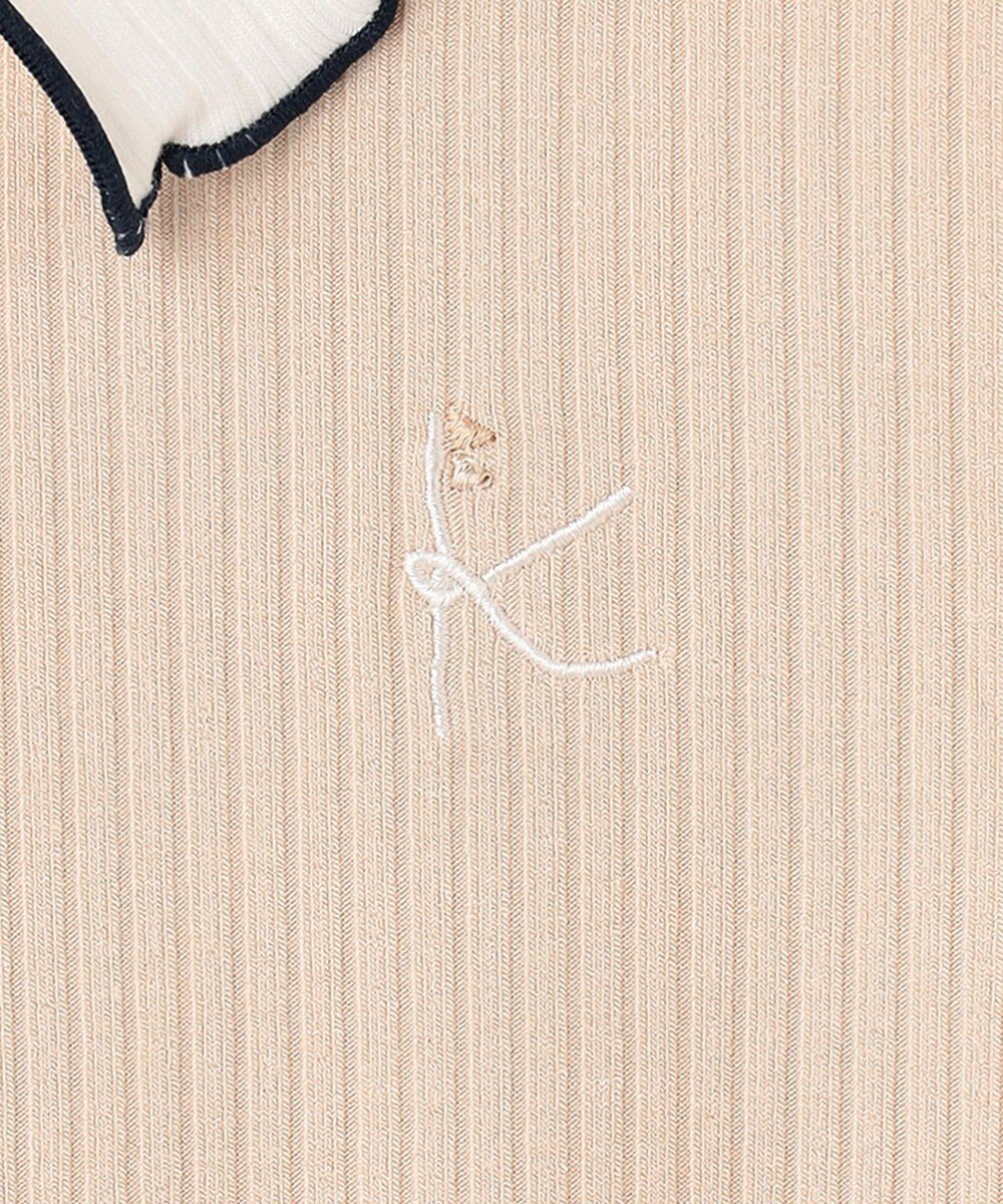 組曲 KIDS 【150-160cm】リブ襟 トップス 