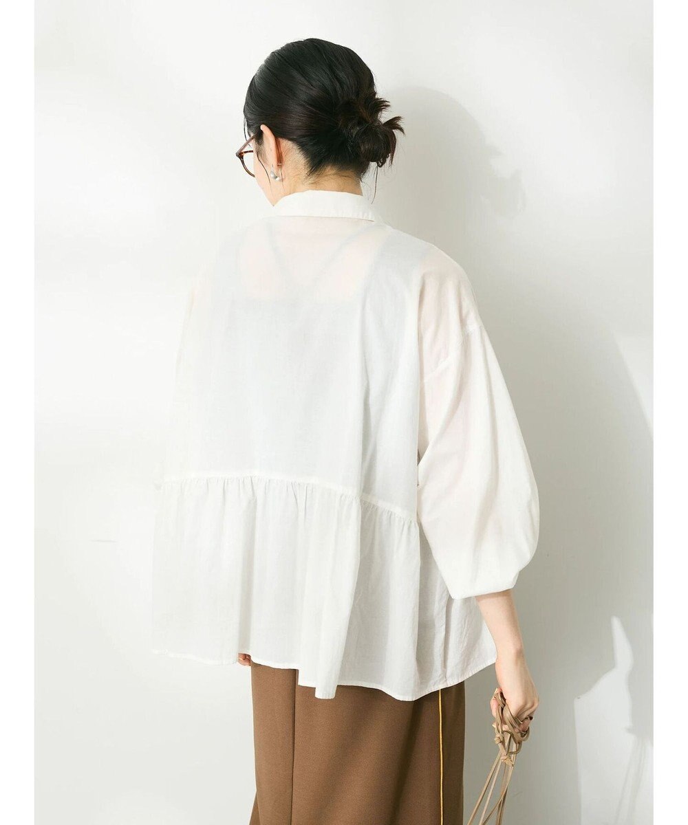 CRAFT STANDARD BOUTIQUE ペプラムブラウス（長袖） 