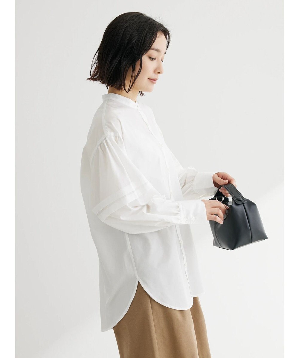 Green Parks ボリュームタックブラウス 