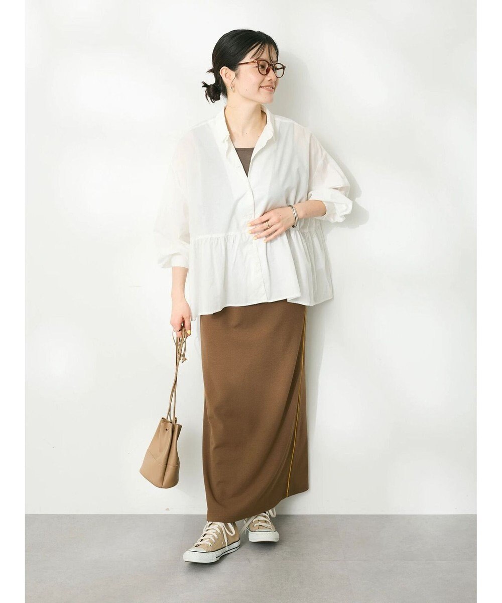 CRAFT STANDARD BOUTIQUE ペプラムブラウス（長袖） 