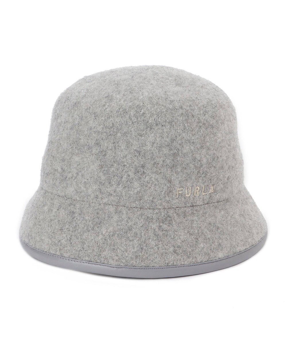 MOONBAT FURLA パイピング×ロゴ バスクハット／UV 