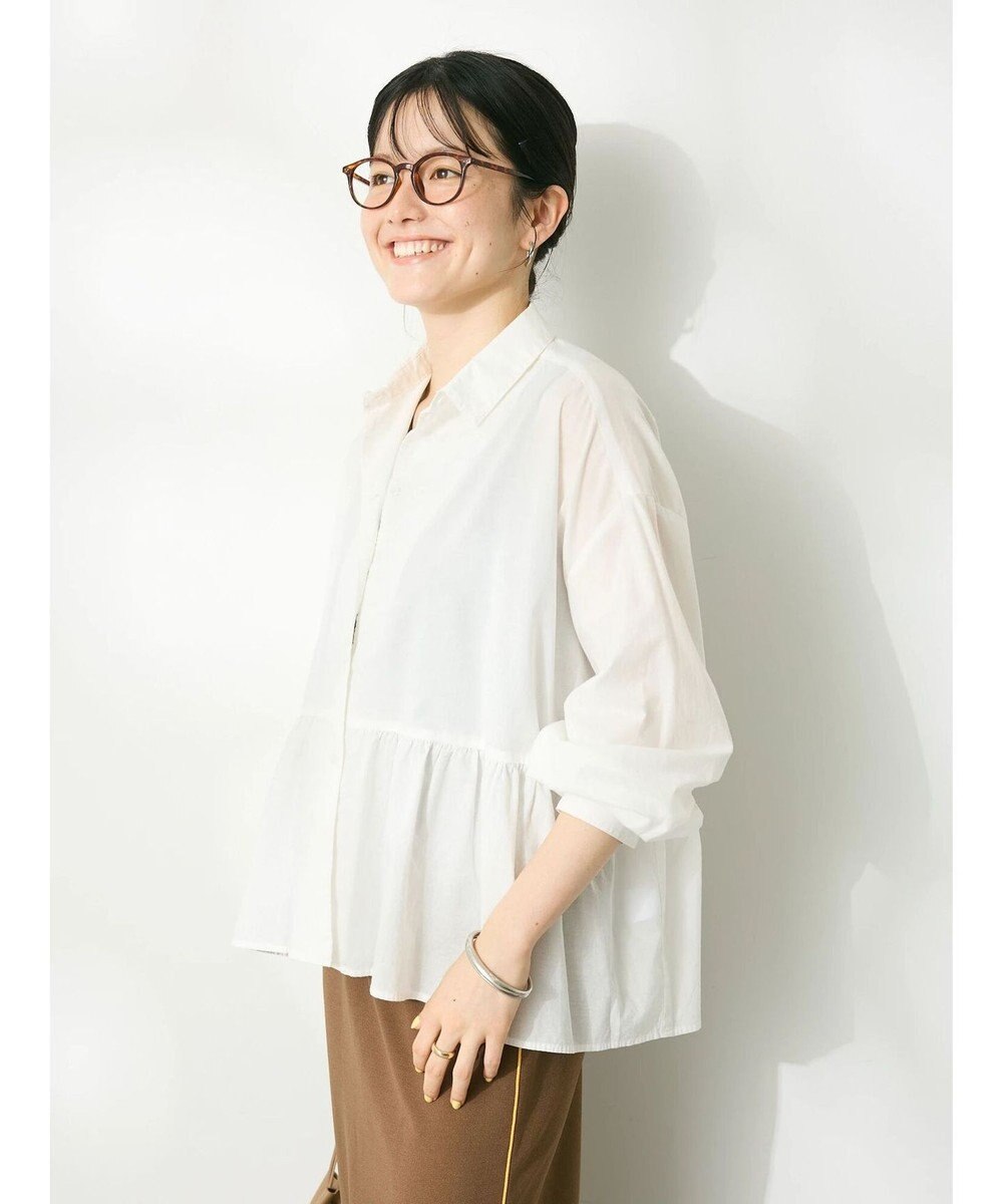 CRAFT STANDARD BOUTIQUE ペプラムブラウス（長袖） 