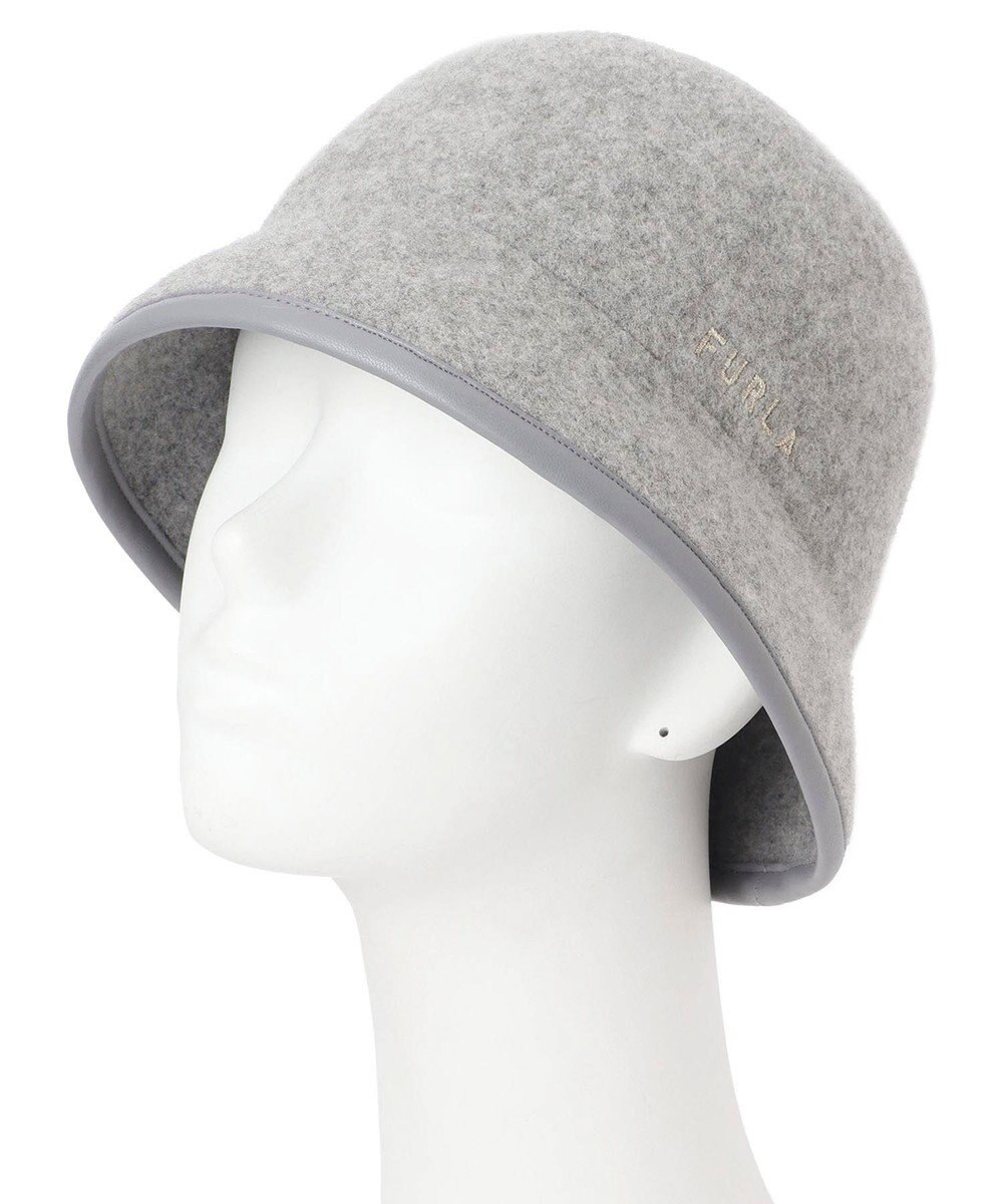 MOONBAT FURLA パイピング×ロゴ バスクハット／UV 