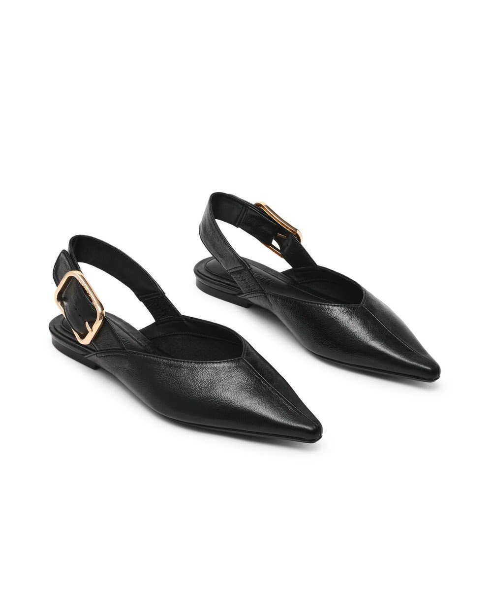 STEVE MADDEN SIANNA Vカットフラットパンプス 